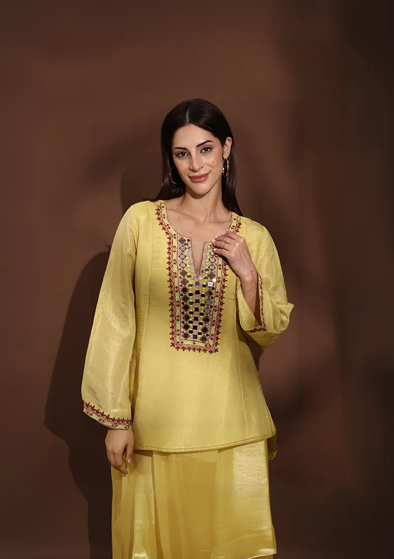 Sutra Crimson Heritage Tunic