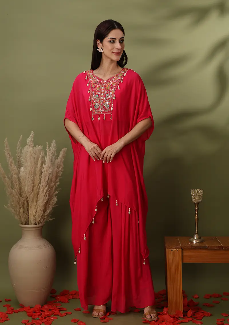 Celeste Royal Plum Anarkali Set