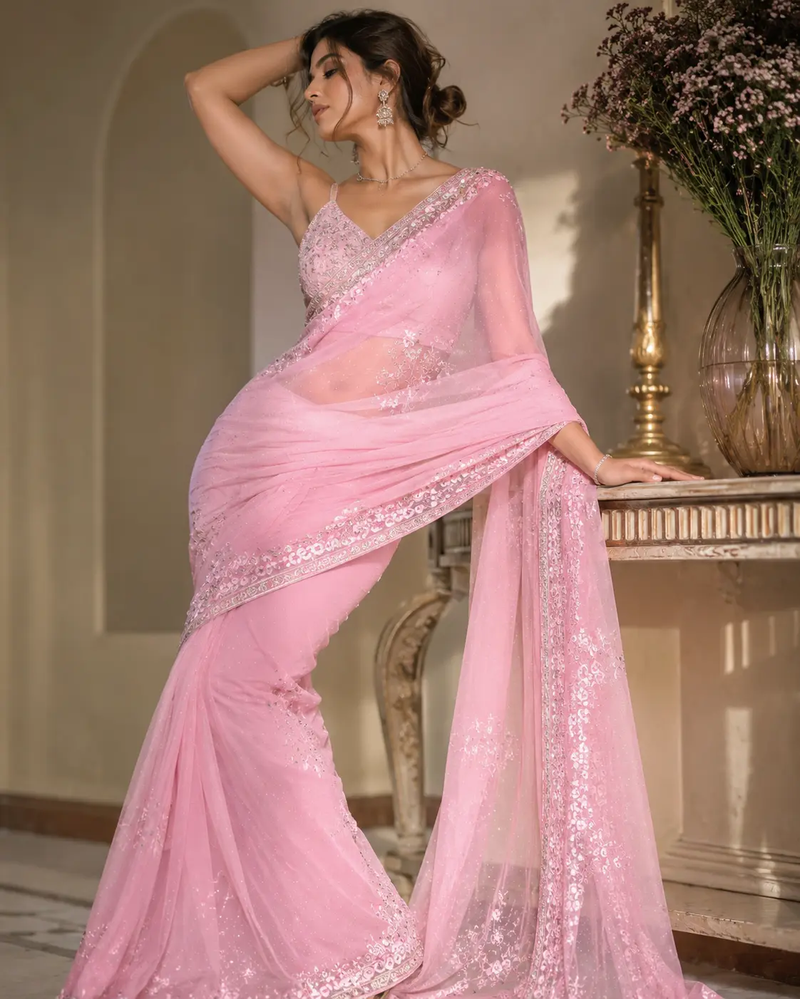 Nayaab Heritage Hand-Woven Banarasi Saree