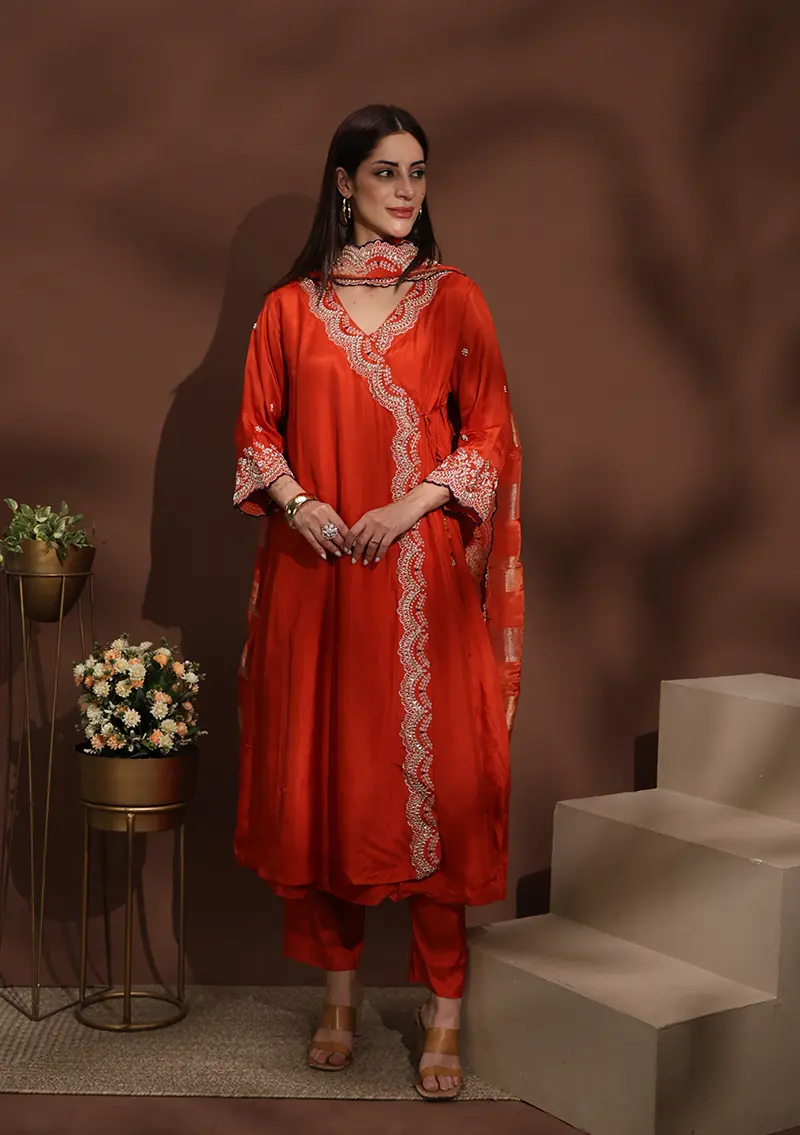 Kesar Royal Amber Anarkali Suit